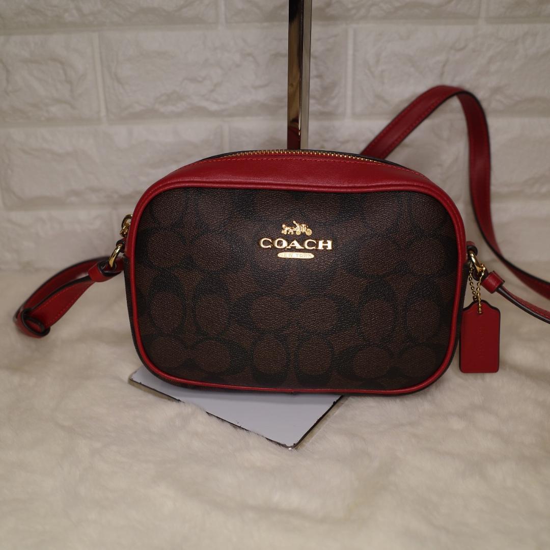 美品 COACH コーチ C9926 カメラバッグ ショルダー シグネチャー