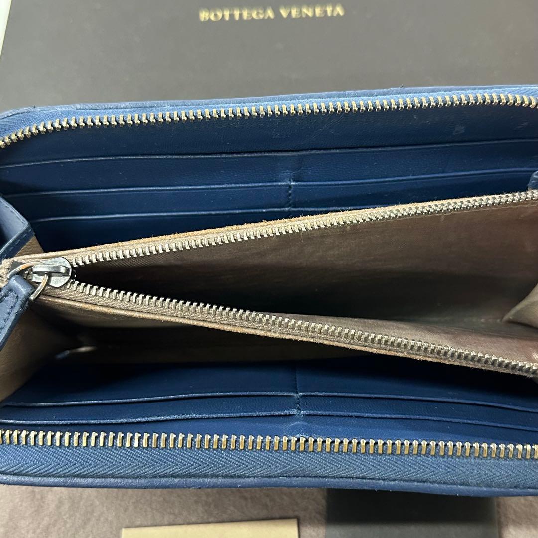 新品同様‼️ 希少　ボッテガヴェネタ　財布　長財布　リザード　ラウンドファスナー