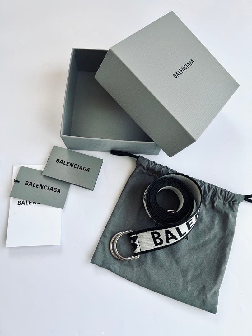 BALENCIAGA バレンシアガＤリングロゴロングベルト