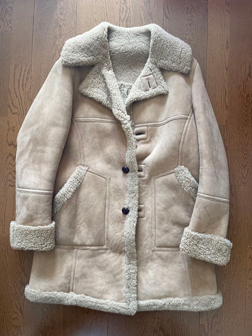 M.l.D.A ミダ ムートンランチコート 完売品 レザージャケット