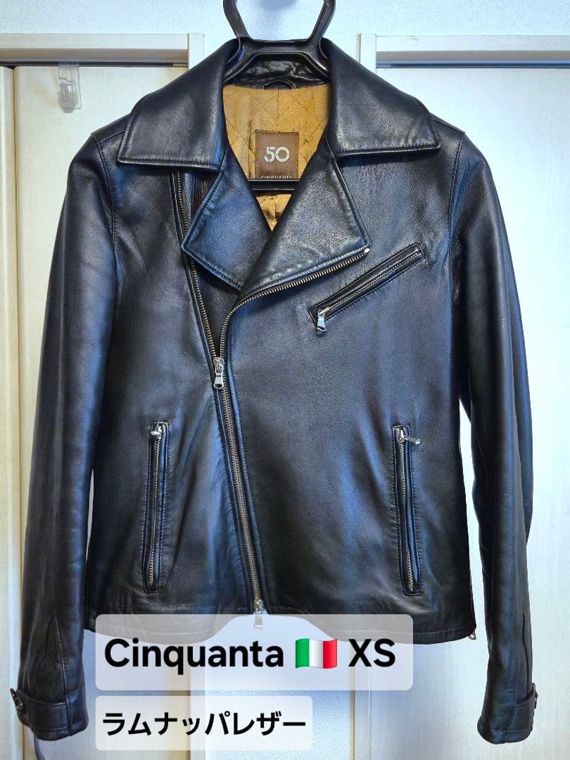 チンクアンタ ダブルライダース 36サイズ Made in Italy