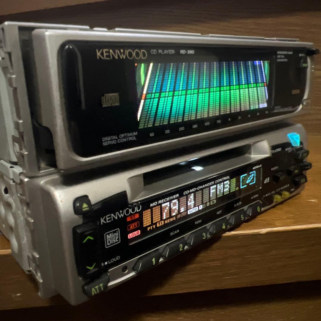 KENWOOD RX-670MD RD-380 中古品セット