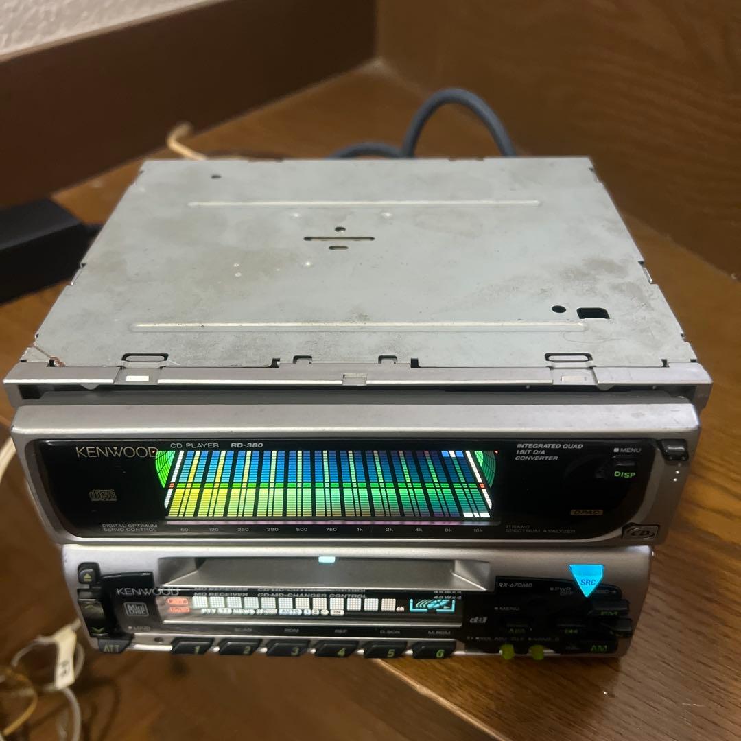 KENWOOD RX-670MD RD-380 中古品セット