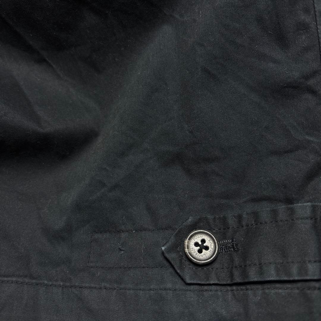 ポロラルフローレン コットン スイングトップ ブルゾン G9 ハリントン 黒