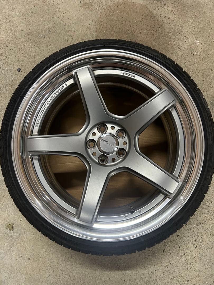 た*様 WORK T5R 2P goodgun限定色19in9J+38 ホイール