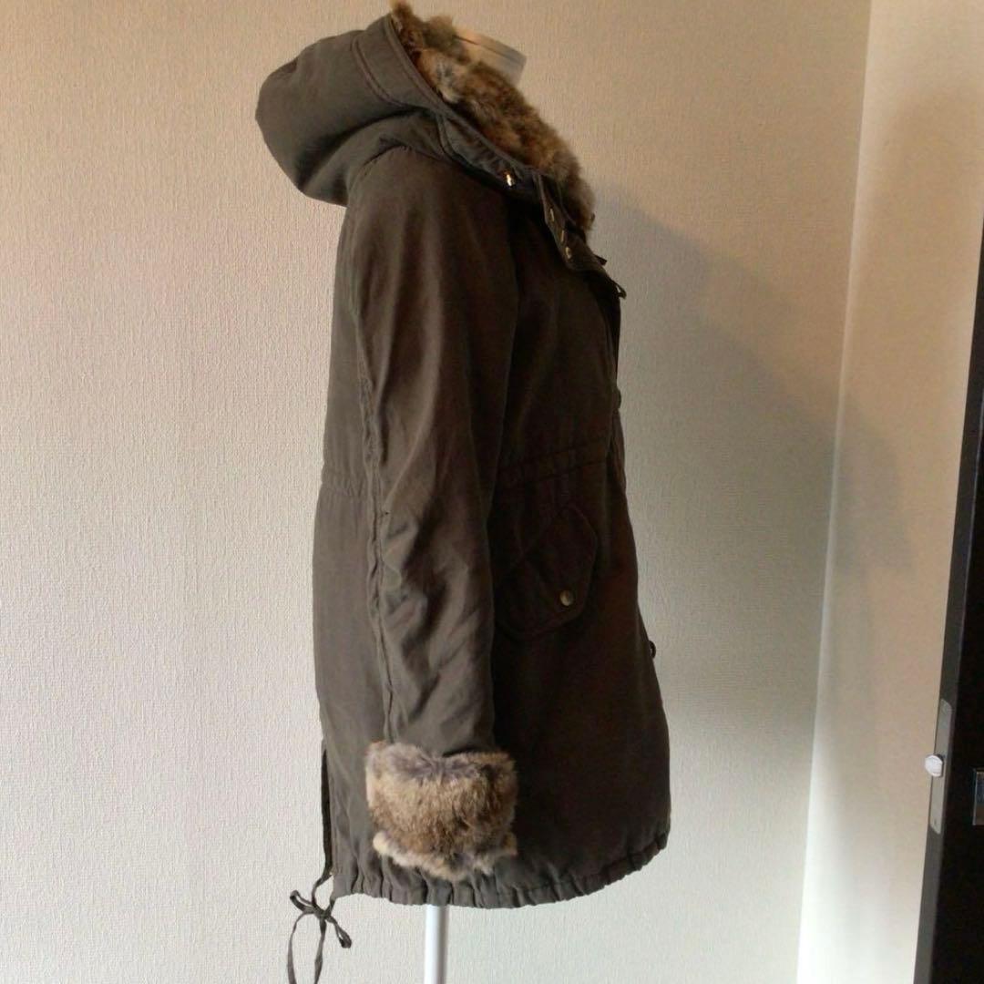 y2k グランジフェアリー ラビットファーモッズコート　 森ガール 00s