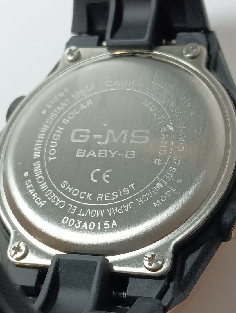 ベビージー　腕時計　G-MS(ジーミズ)MSG-W600G-1A　電波ソーラー