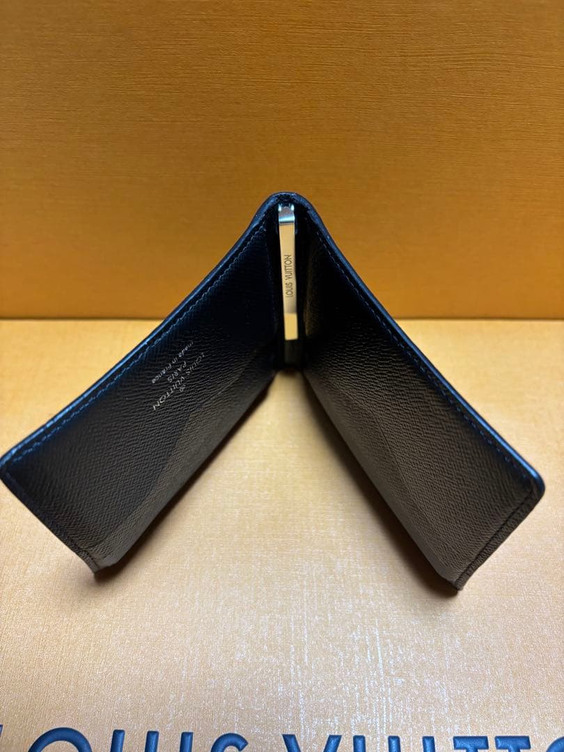 ルイヴィトン 札入れ マネークリップ ダミエ グラフィット パンス 黒