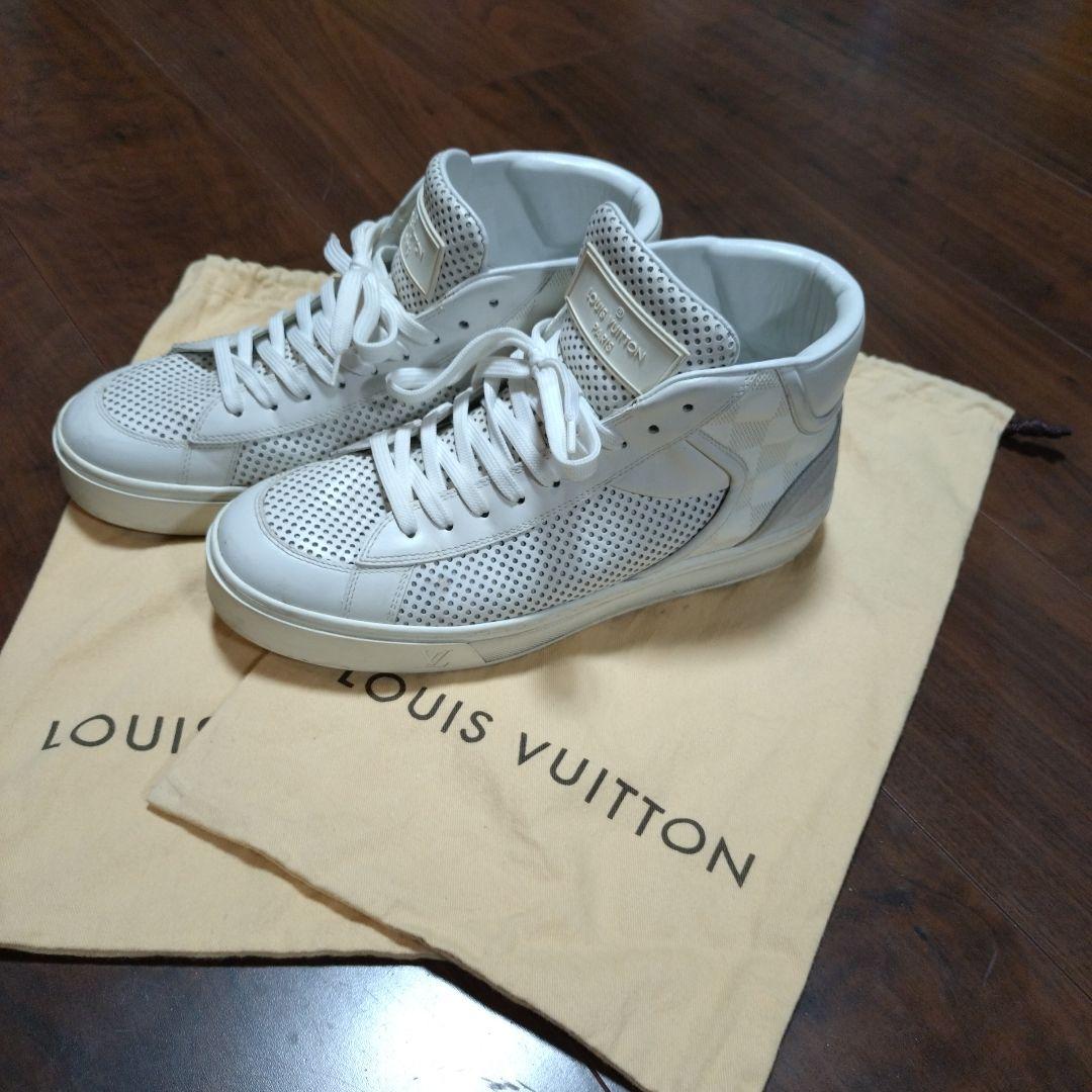 ケッチ。LOUIS VUITTON ホワイト ハイカットスニーカー