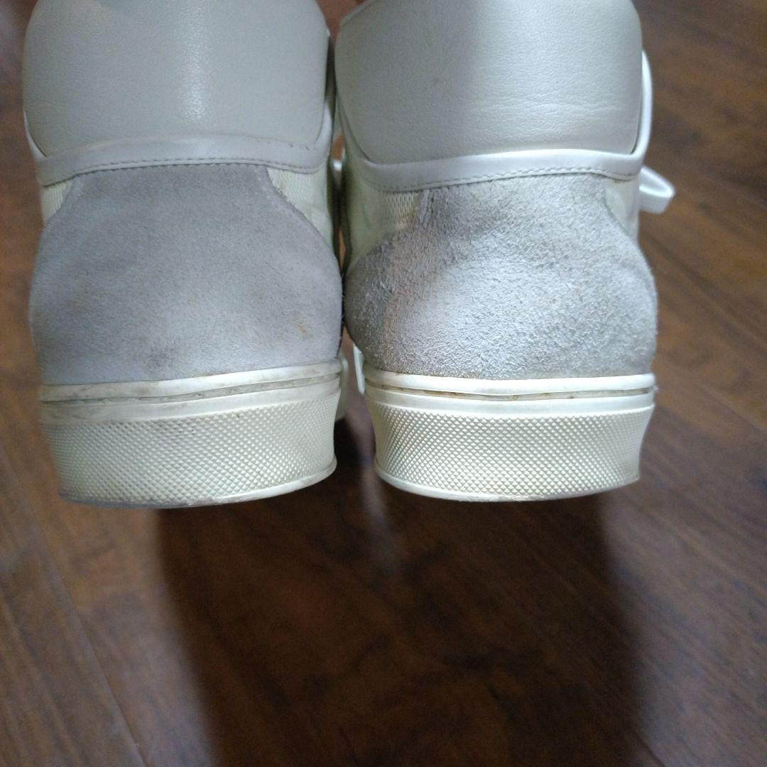 ケッチ。LOUIS VUITTON ホワイト ハイカットスニーカー