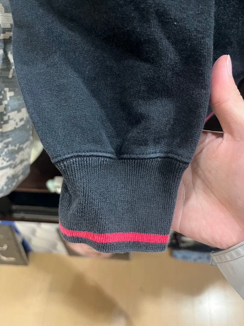 Supreme ハーフジップ トレーナー 黒