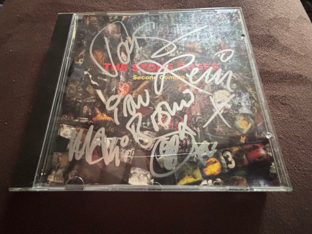 レアThe Stone Roses サインCD ストーンローゼズ　イアンブラウン