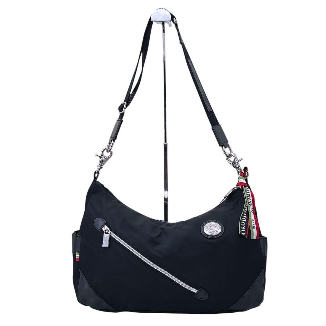 オロビアンコ ショルダーバッグ メッセンジャー リボン付 斜め掛け サコッシュ