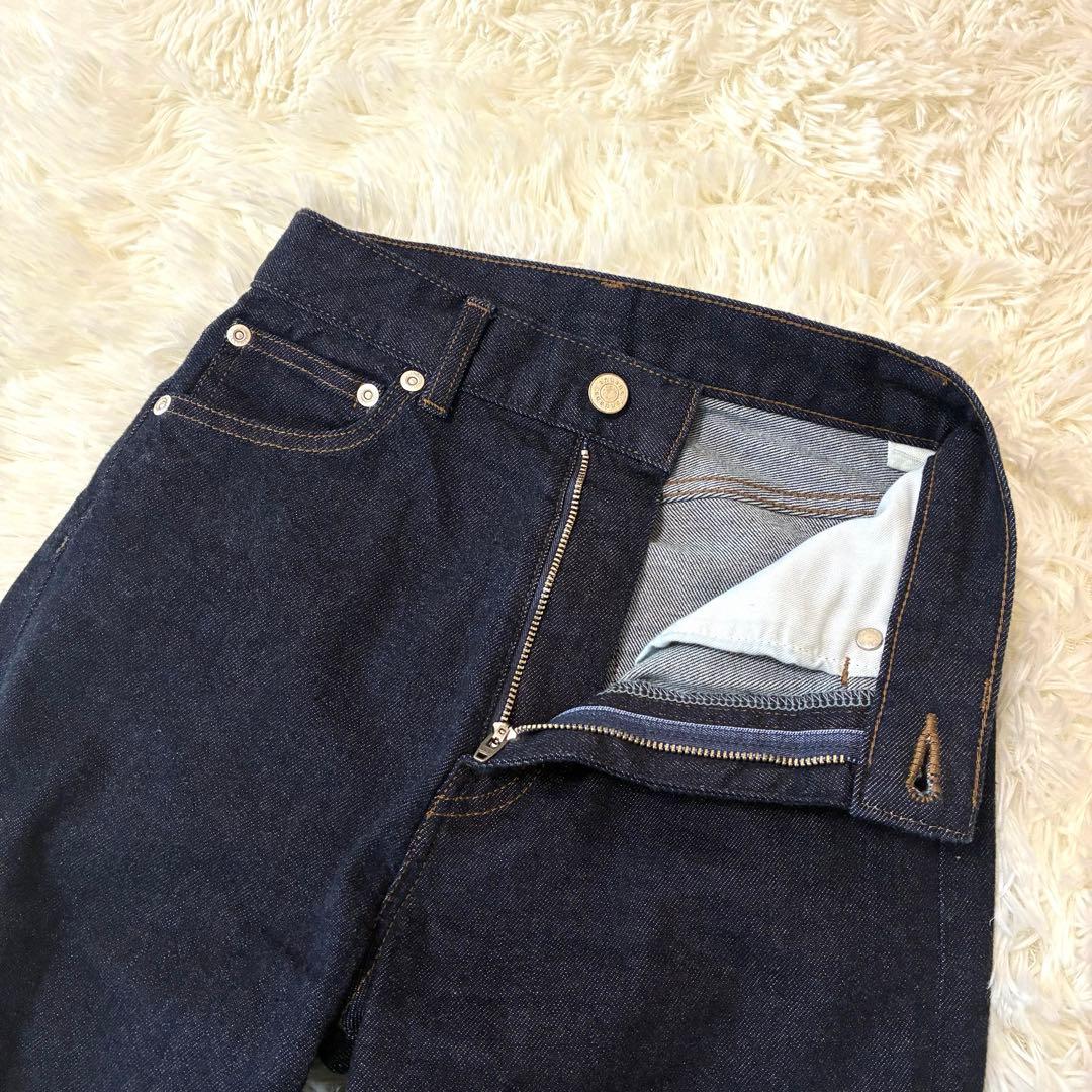 anuans ロールアップデザインデニムパンツ　サイズ0