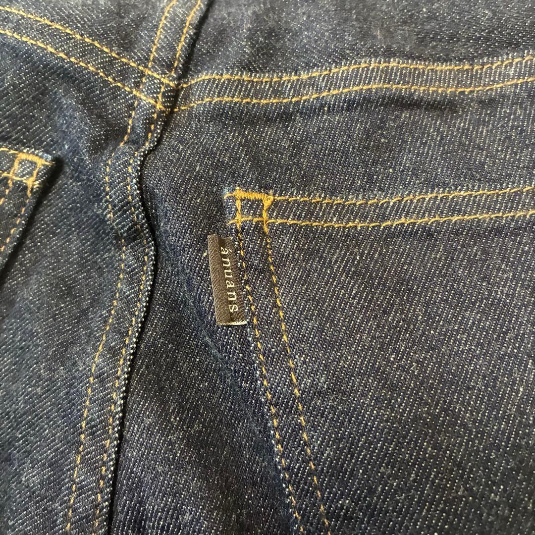 anuans ロールアップデザインデニムパンツ　サイズ0