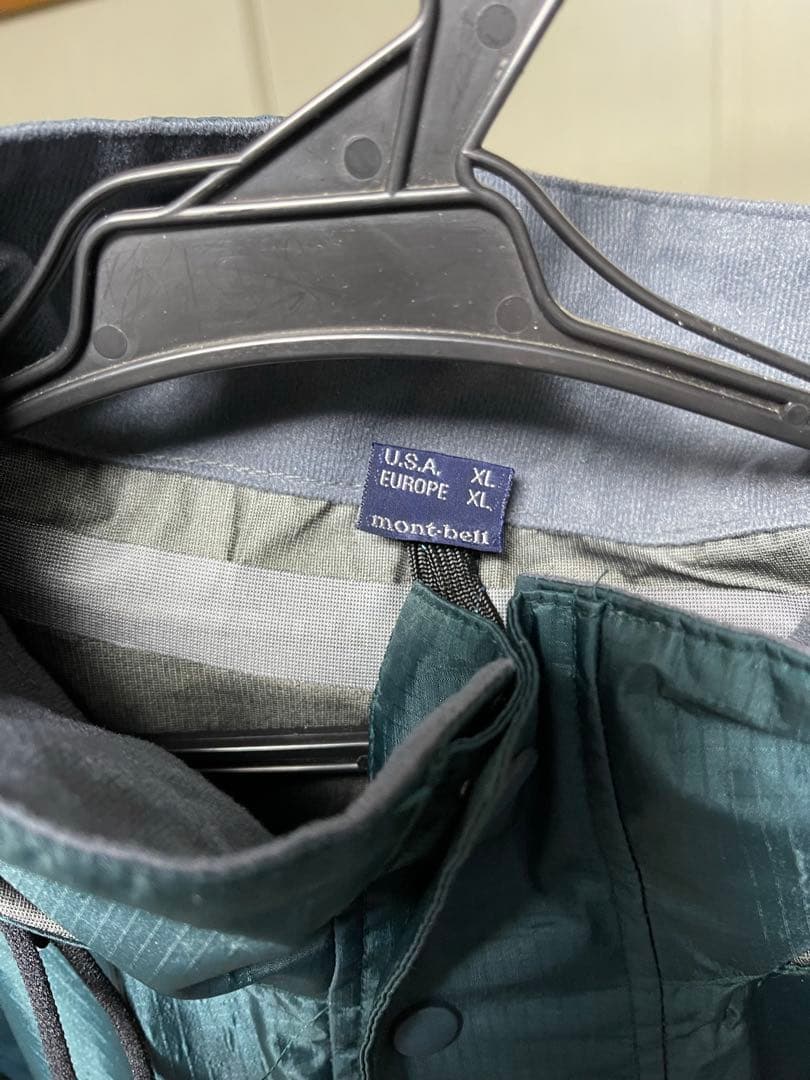 mont-bell GORE-TEX ジャケット XL ティールアンドズボン