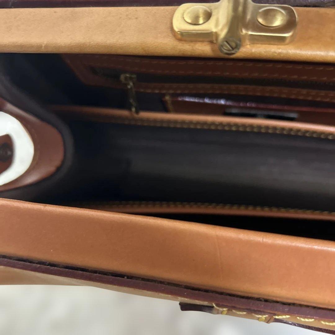 FIVE WOODS 林五　本革　最高級　ダレスバッグ　ビジネスバッグ　キャメル