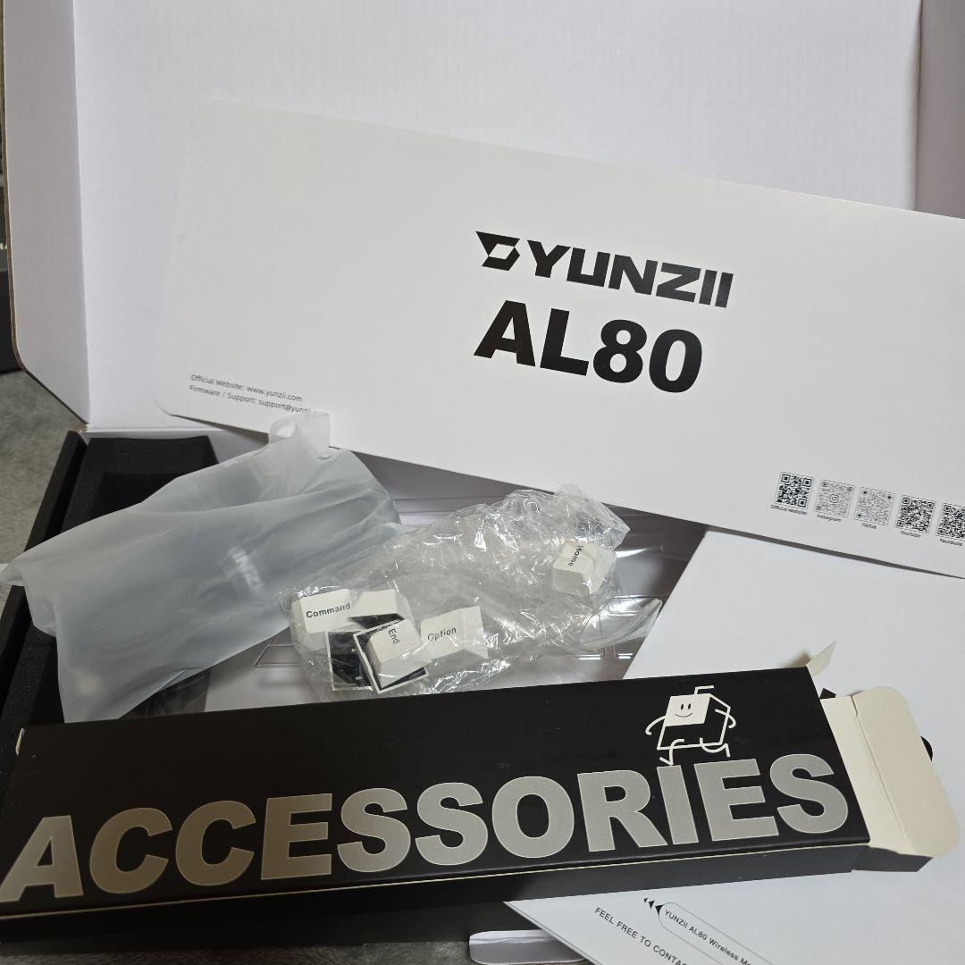 【美品】yunzii al80 メカニカルキーボード