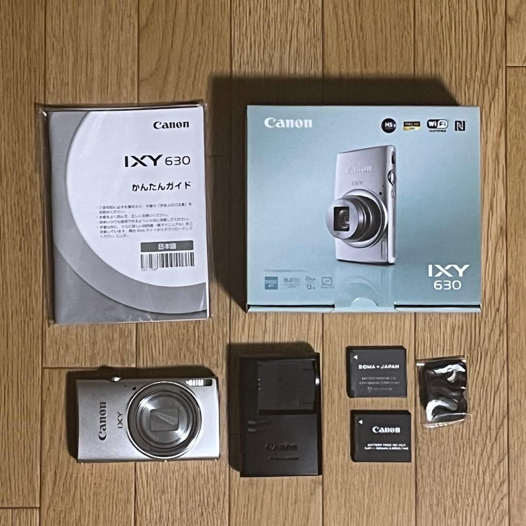 Canon IXY630 コンパクトデジタルカメラ シルバー