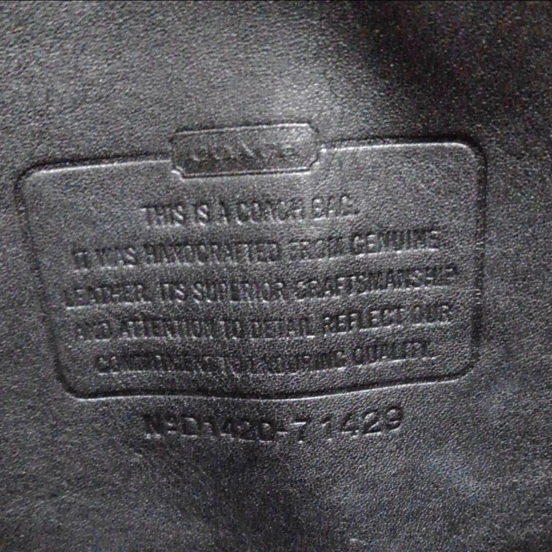 COACH 黒×茶色 トートバッグ