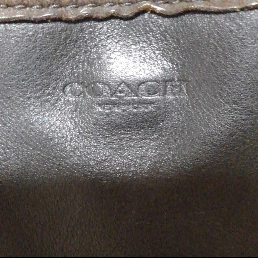 COACH 黒×茶色 トートバッグ