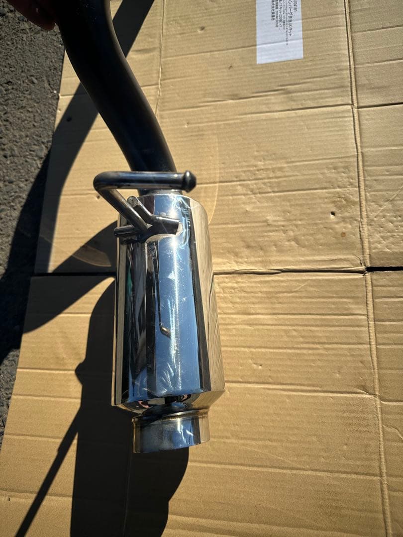 ダイハツMAX l952s JB-DET 2wd用 RS-R製砲弾リアマフラー