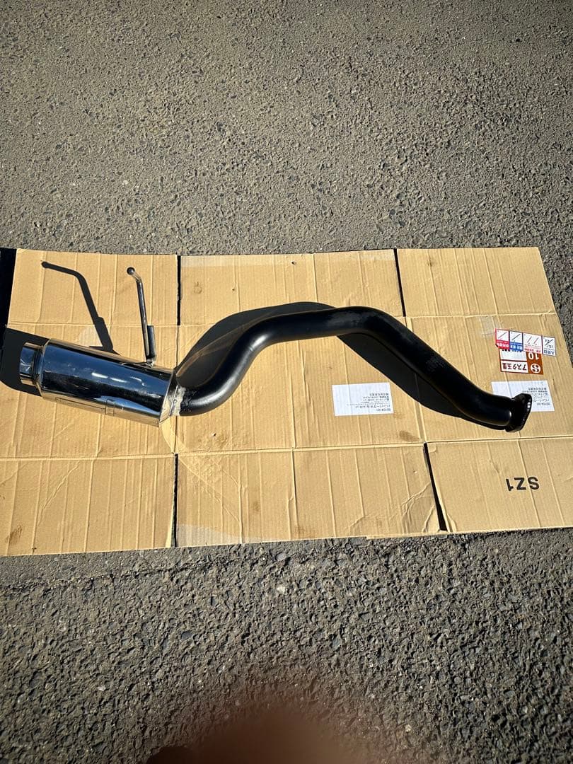 ダイハツMAX l952s JB-DET 2wd用 RS-R製砲弾リアマフラー