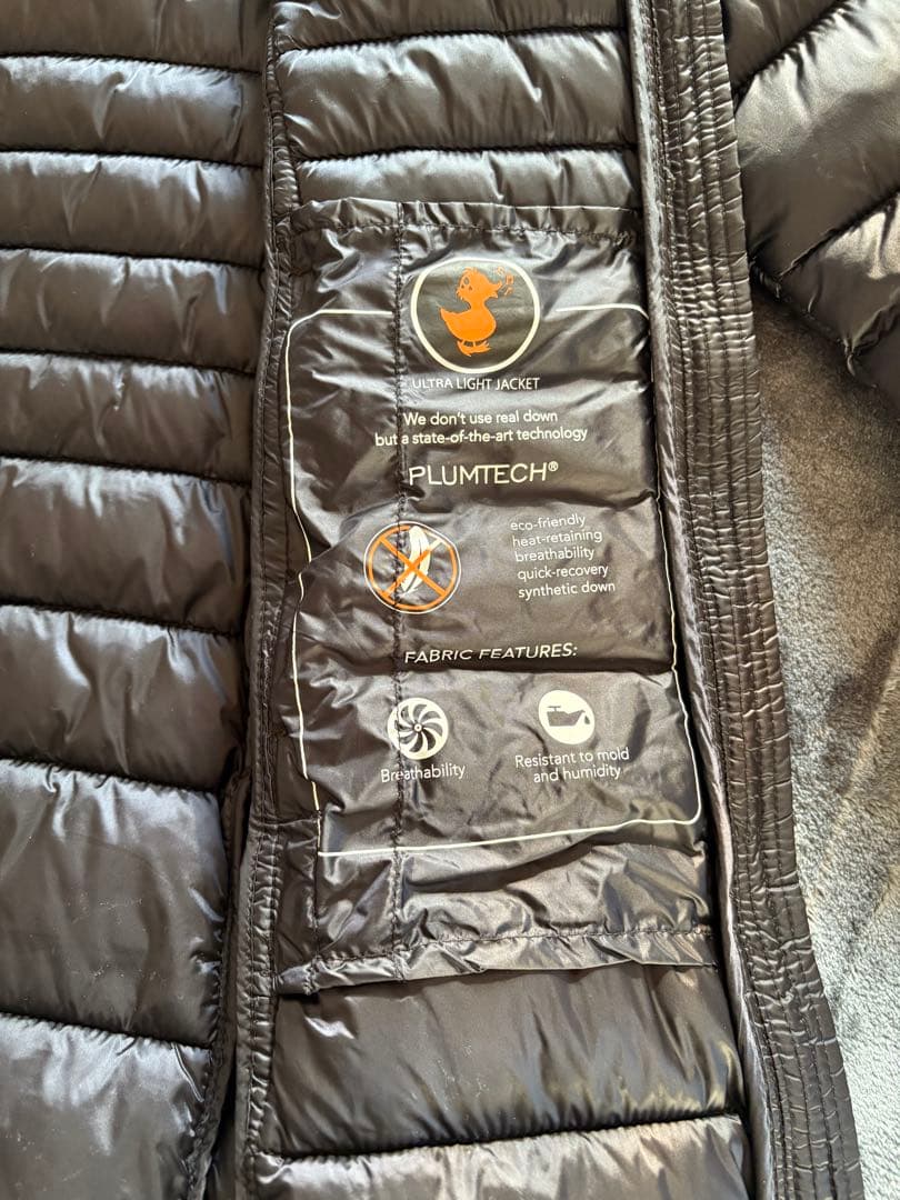 SAVE THE DACK ダウン　ブラック レディースサイズ1 Sサイズ