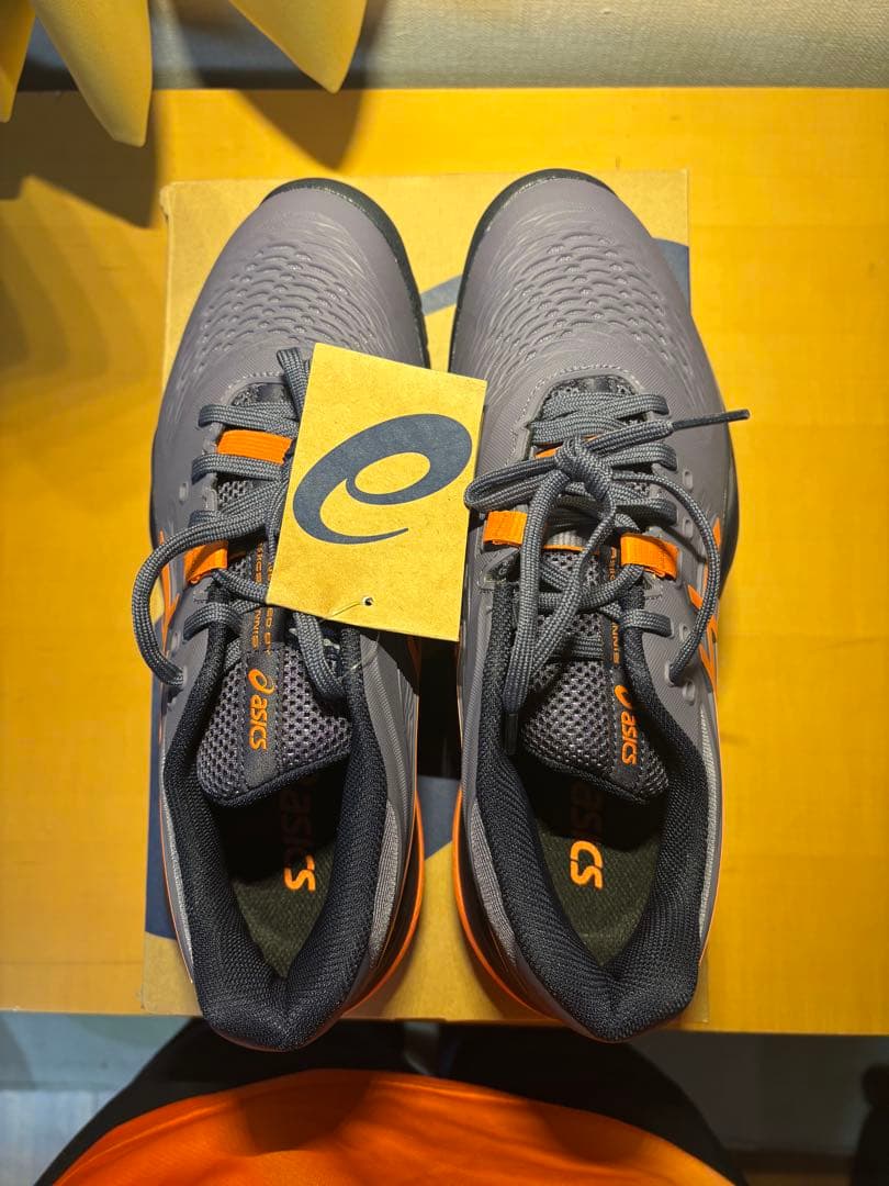 ASICS GEL-RESOLUTION X WIDEオレンジ