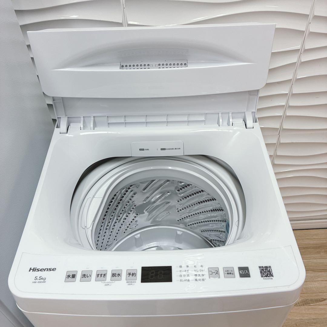◇大阪府神戸市配達無料！5ヶ月保証◇2024年製！ヤマダ冷蔵庫◇ハイセンス洗濯機