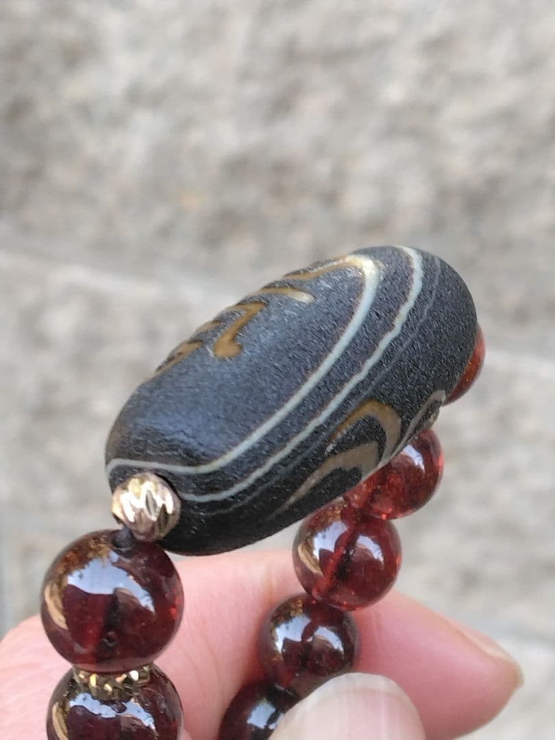 蜘蛛天珠➕福寿天珠ブレスレット⭐火供天珠❇護符霊符強力⭐龍神ζ生霊返し⭐呪詛返し