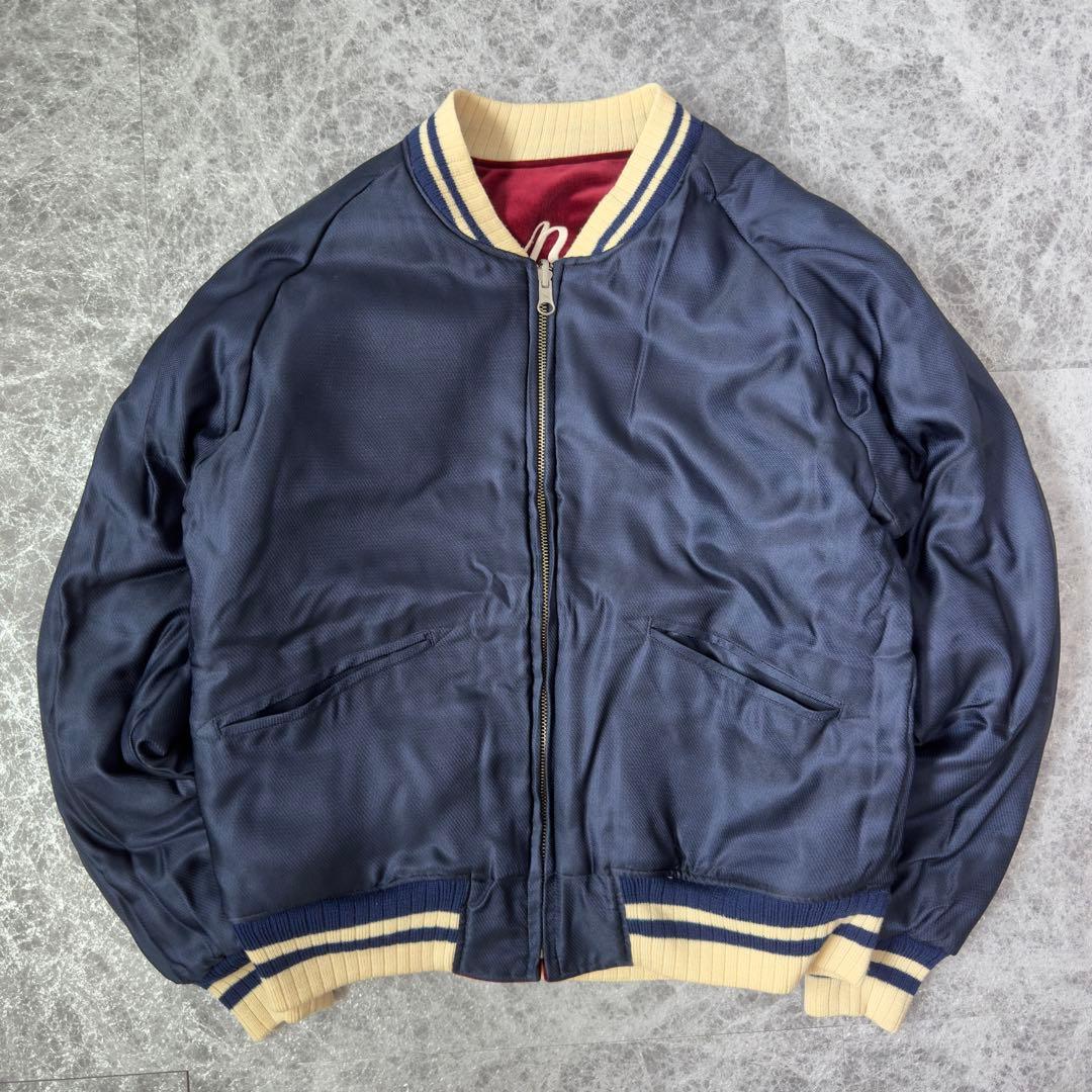 完売品 Pherrow’s リバーシブル スカジャン 別珍 龍虎 ボルドー