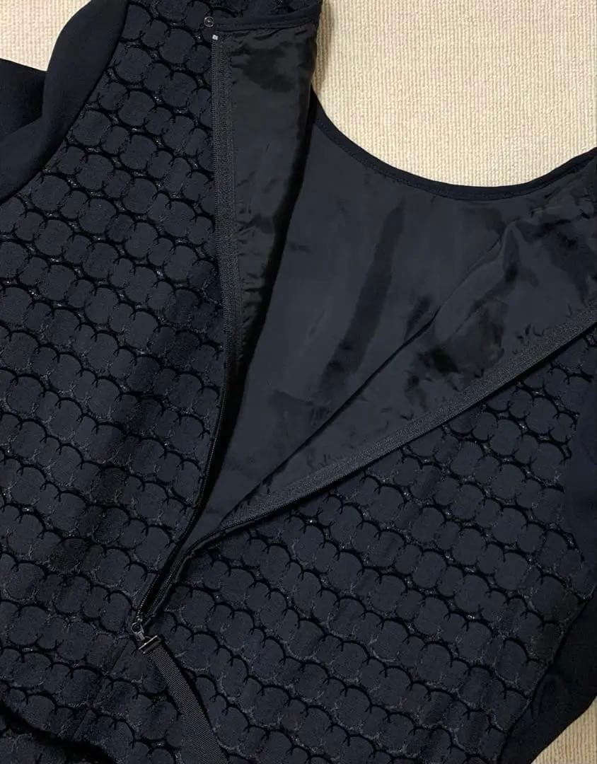 レリアン　ホワイトレーベル　ドットフロッキー　ブラウス　11号　近年