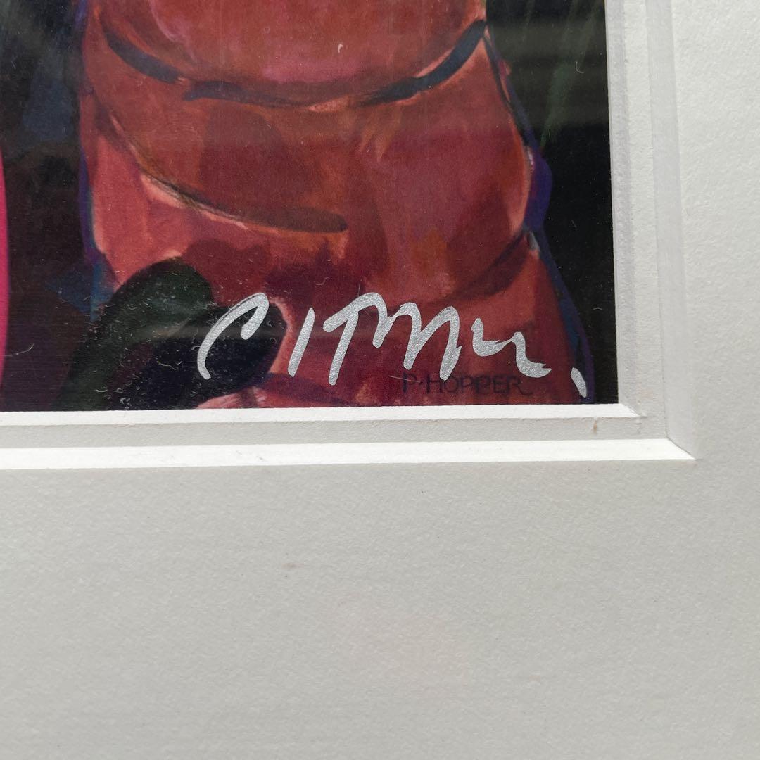 ペギーホッパー　額装　直筆サイン入り