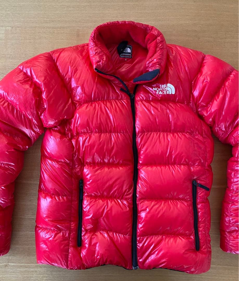 ノースフェイス　ダウンジャケット　アルパインヌプシ　サミットシリーズ　レッド