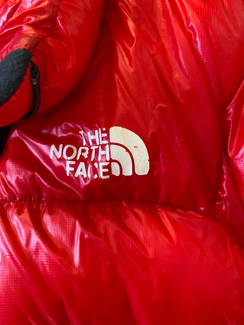 ノースフェイス　ダウンジャケット　アルパインヌプシ　サミットシリーズ　レッド