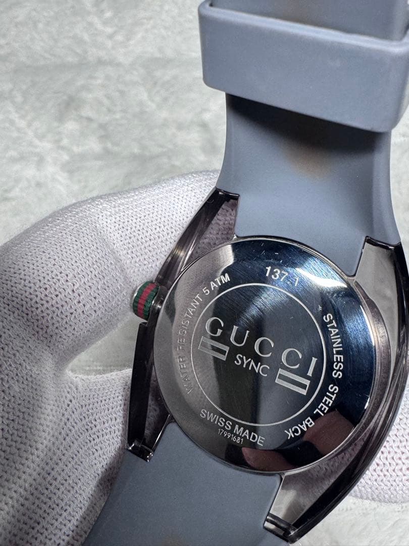 GUCCI Gタイムレス グレー 時計