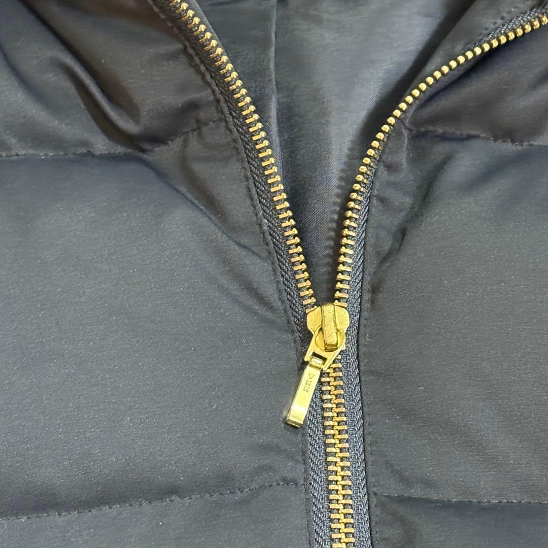 【コメント値引き済！】ル クール ブラン ファー フード ショート ダウン