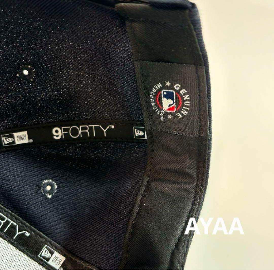 NEWERA キャップ デコ 9FORTY スワロフスキー ニューエラ ブラック