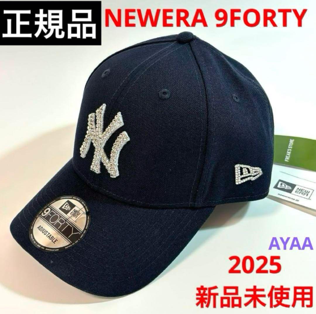 NEWERA キャップ デコ 9FORTY スワロフスキー ニューエラ ブラック
