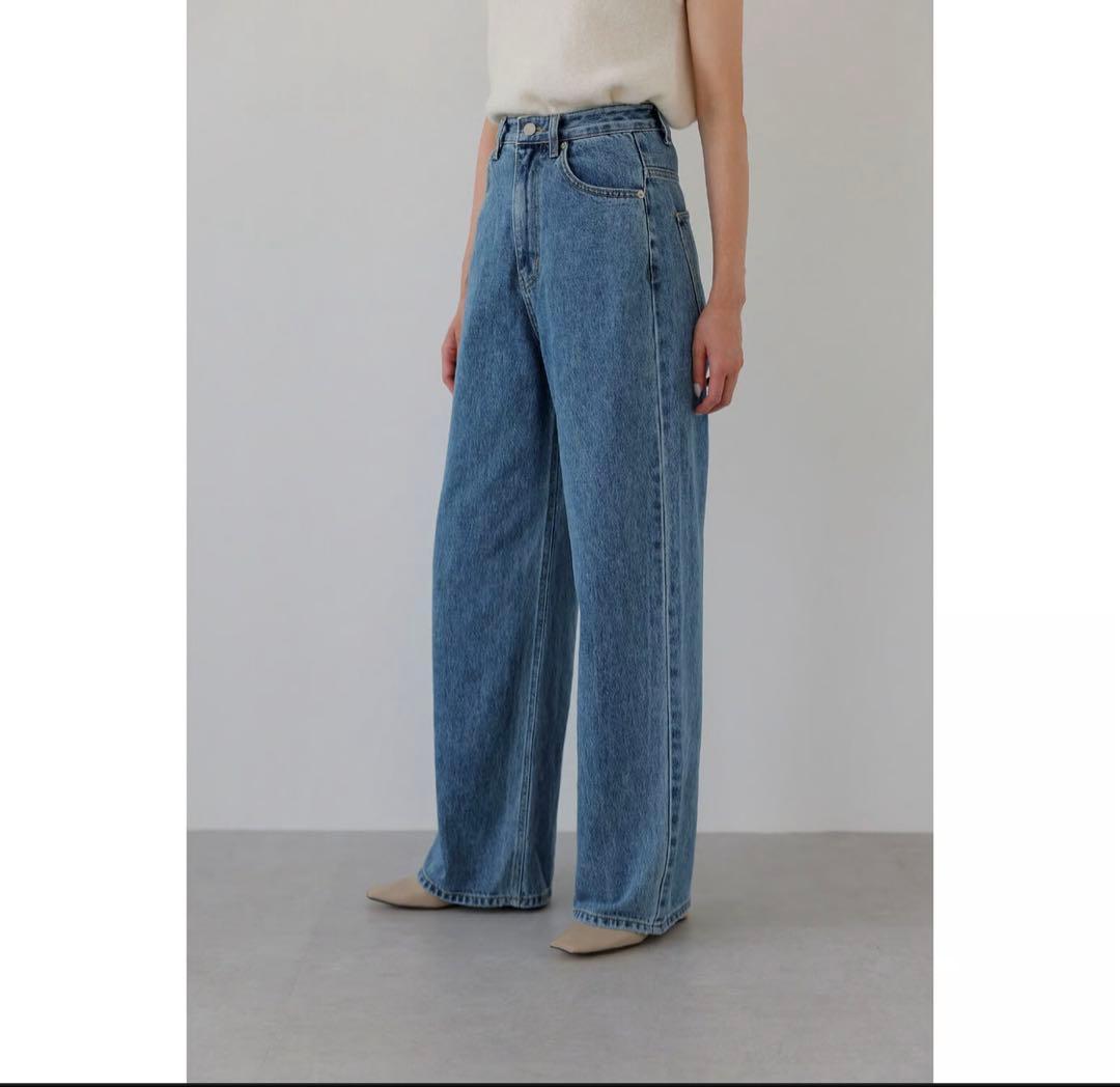 Wide Loose Jeans _Deep Blue nae 新品　M通常丈