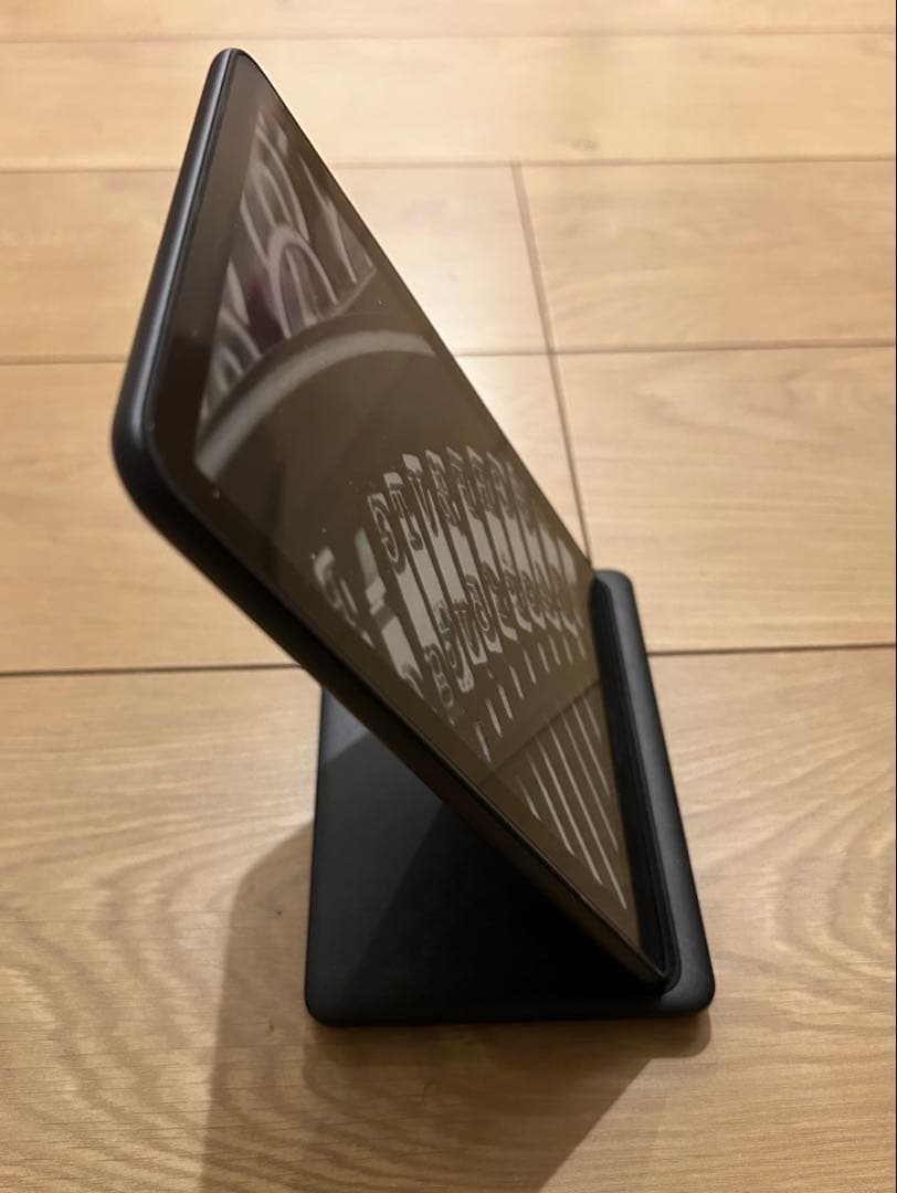 タイムセール 未使用に近い　6インチ ブラック スタンド付き