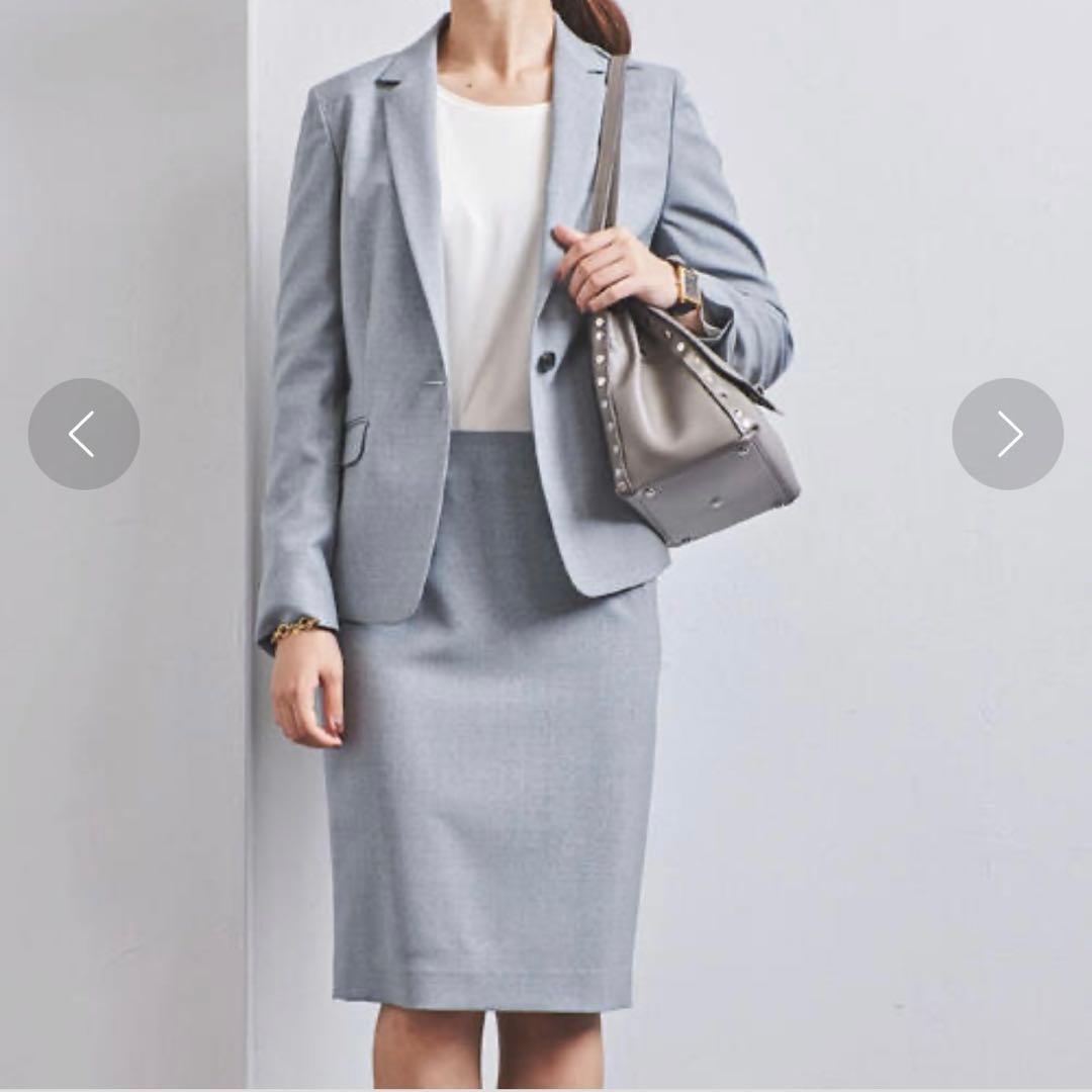 現行　ユナイテッドアローズ♡セットアップ スーツ　スリーピース　38 グレー