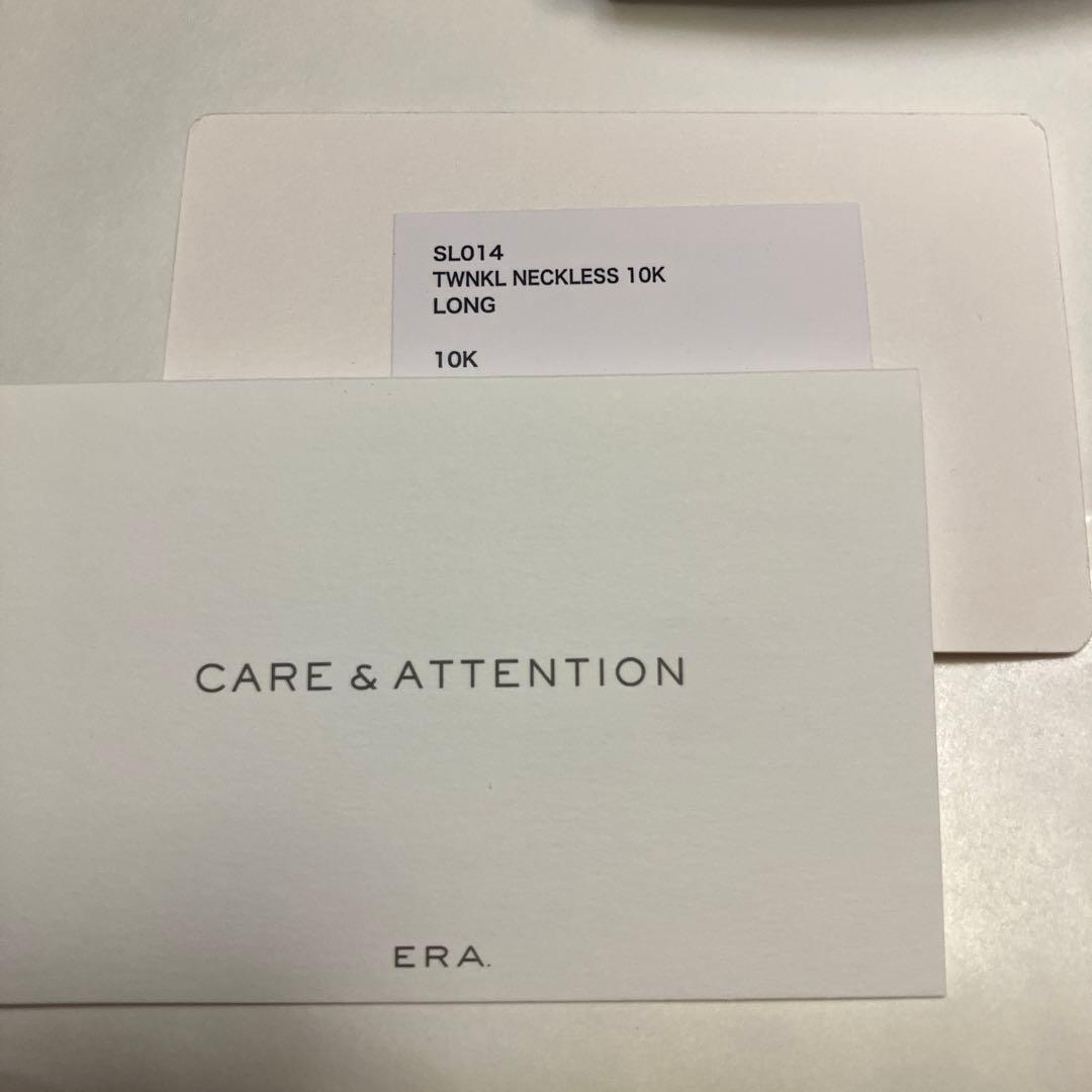 ERA.イーラ goods ネックレス 10K GOLD 1.0