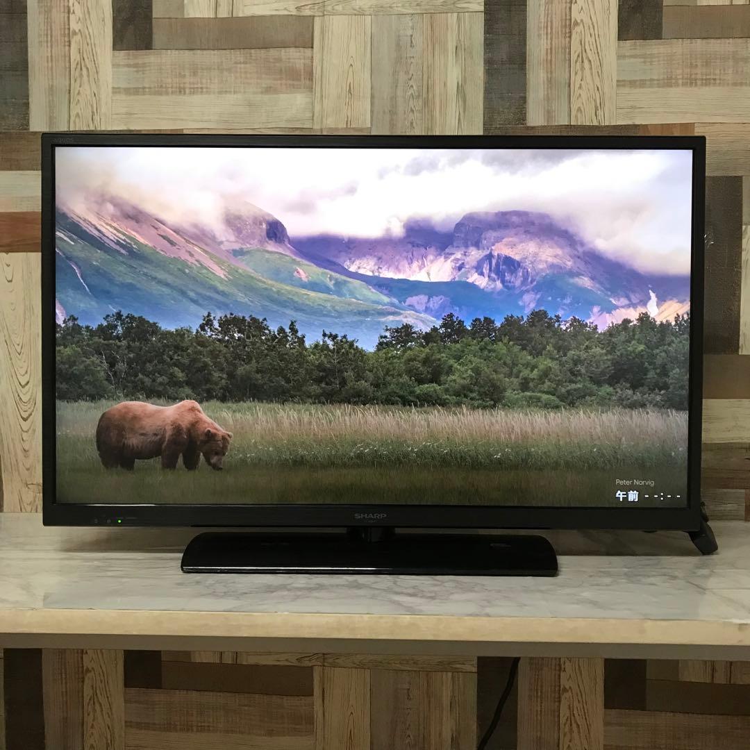 再日受渡❣️全国送料込シャープAQUOS40型液晶テレビ外付けHDD録画対応