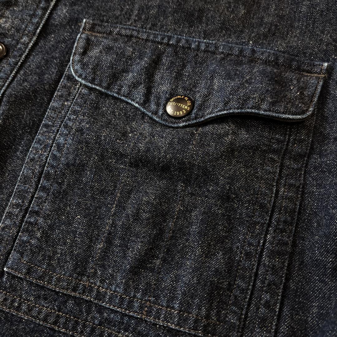 RRL デニムワークシャツ XL インディゴ ヴィンテージ加工 ダブルアールエル