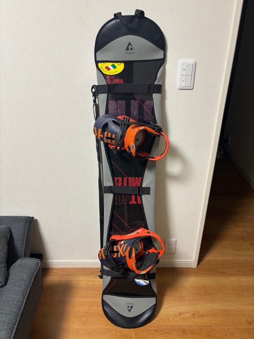 011 FLATSPIN148cmスノーボード FLUXPRビンディング