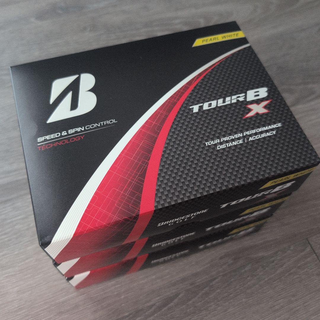 ブリジストン TOUR B X 2024年(Pearl White) 3ダース