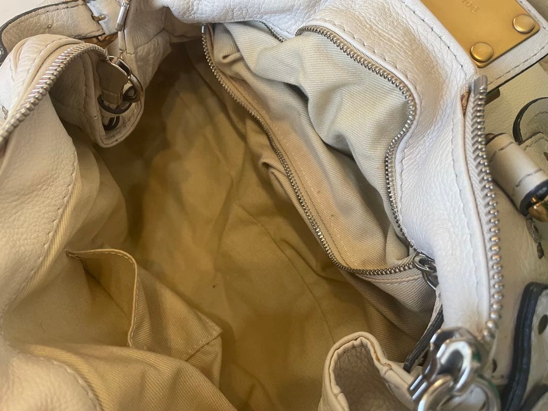 99Chloe パディントン　バッグ　白