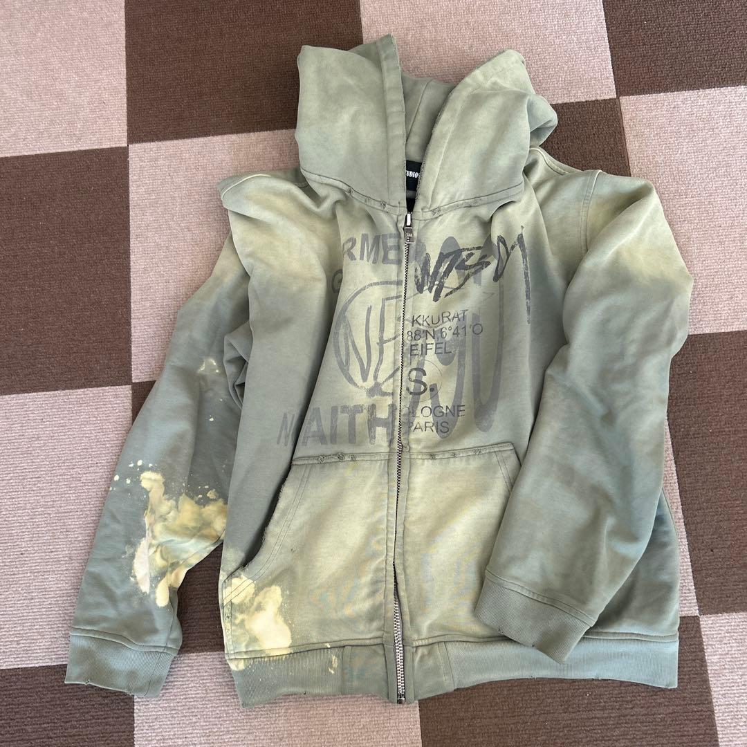 no faith studios パーカー　NUBIAN　短丈　archive